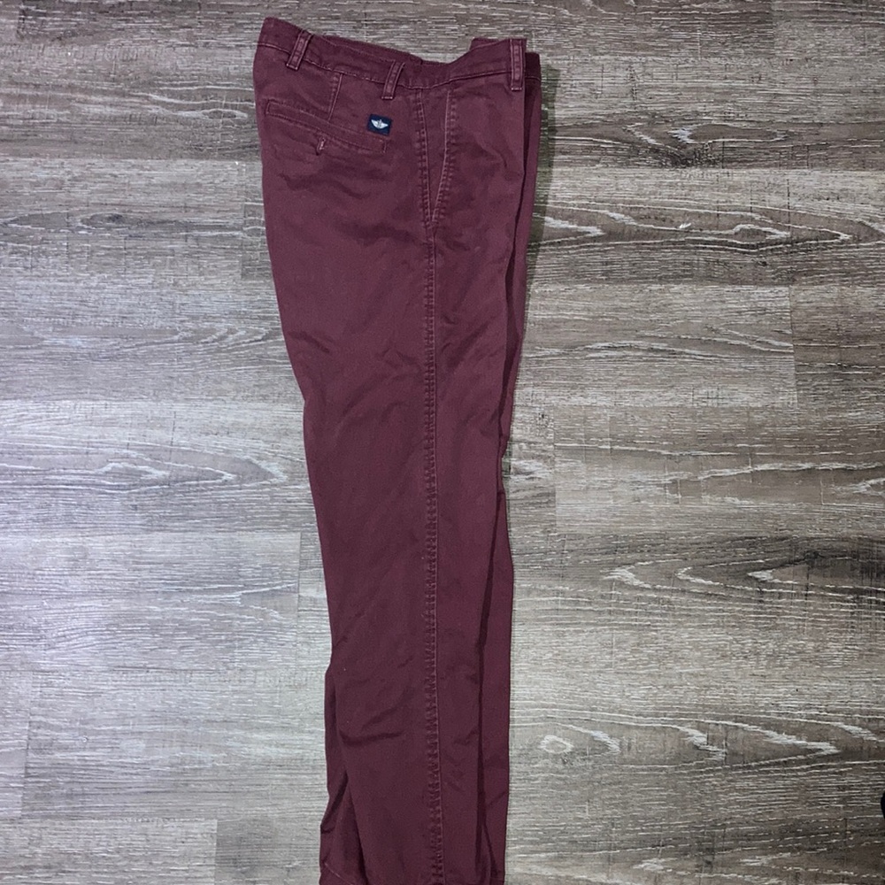 Dockers slim fit burgundy khakis